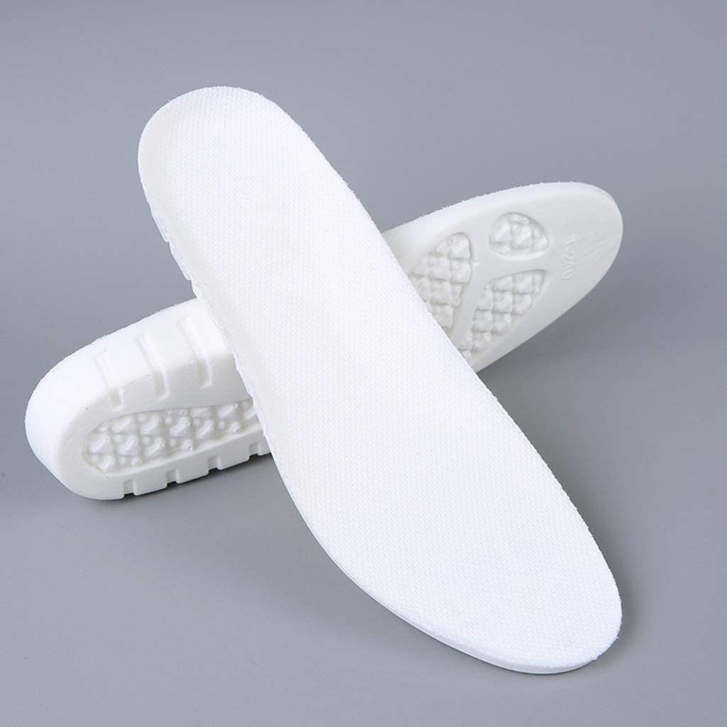 Soft High Elastic Sports Insoles Shock Absorption Breathable Shoe Pad Men Women Running Light Weight Insole (Size : 42)