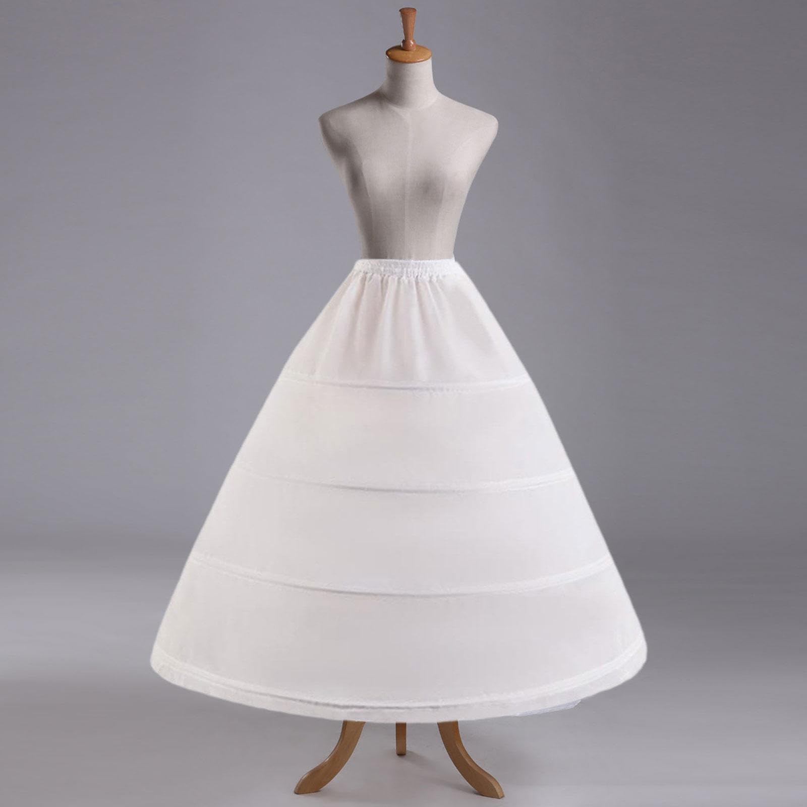 Sottogonna in Crinolina Da Donna con Elastico in Vita per Abiti Da Sposa, Ideale per Cerimonie.