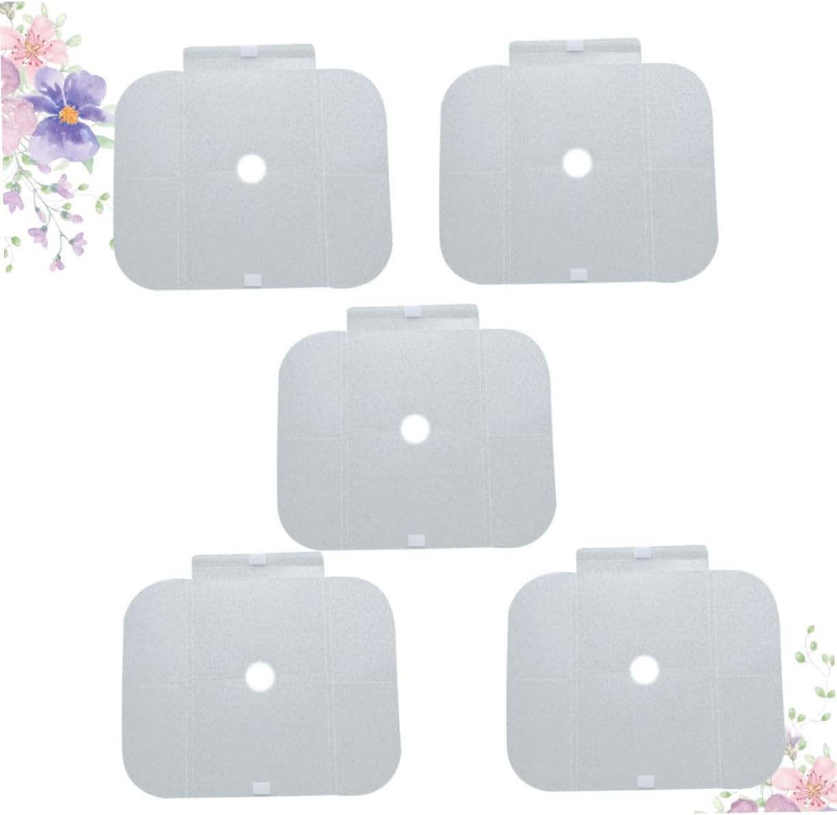 Unomor 5pcs Closet Lazy Folding Board Pp Material Clothes Storage Organizer Space Saving Wardrobe Folding Board