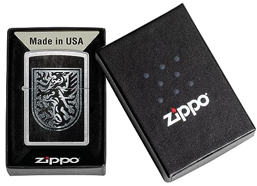 Zippo Encendedor a Prueba de Viento recargable Street Chrome reutilizable 7