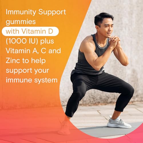 One A Day Multi+ Immunity Gummies For Adults - Immunity Multivitamin for Women And Men Plus Daily Immune Support With Vitamin C, Vitamin D And Zinc To Support Immune Function, 120 Gummies - Image 6