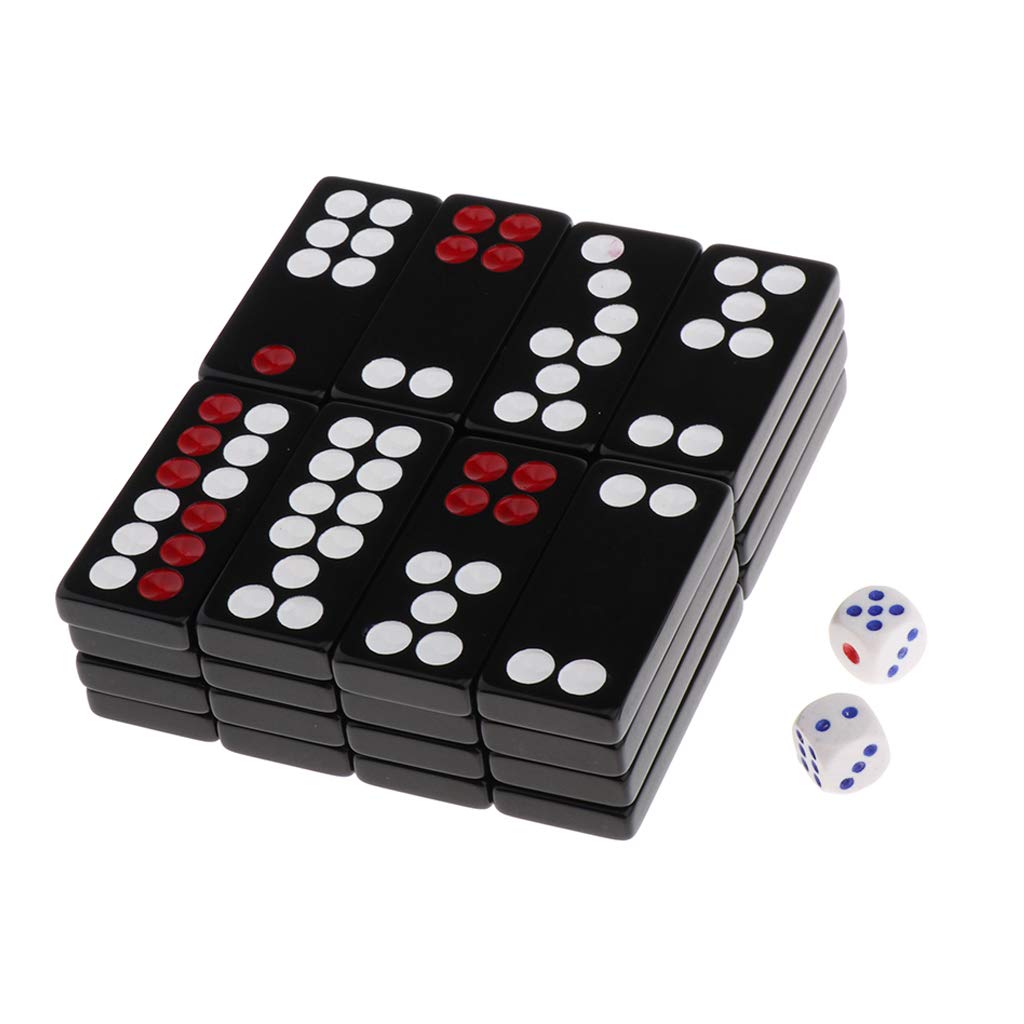predolo Juego de Dominó Tradicional de Casino Coleccionable, UNA