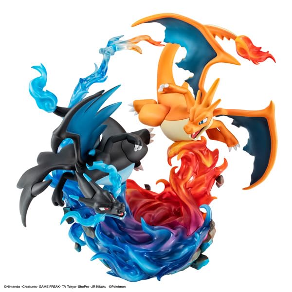 メガリザードンリザードンx exMA＆SRセット Amazon | G.E.M.EXシリーズ ポケットモンスター メガリザードンX＆メガ