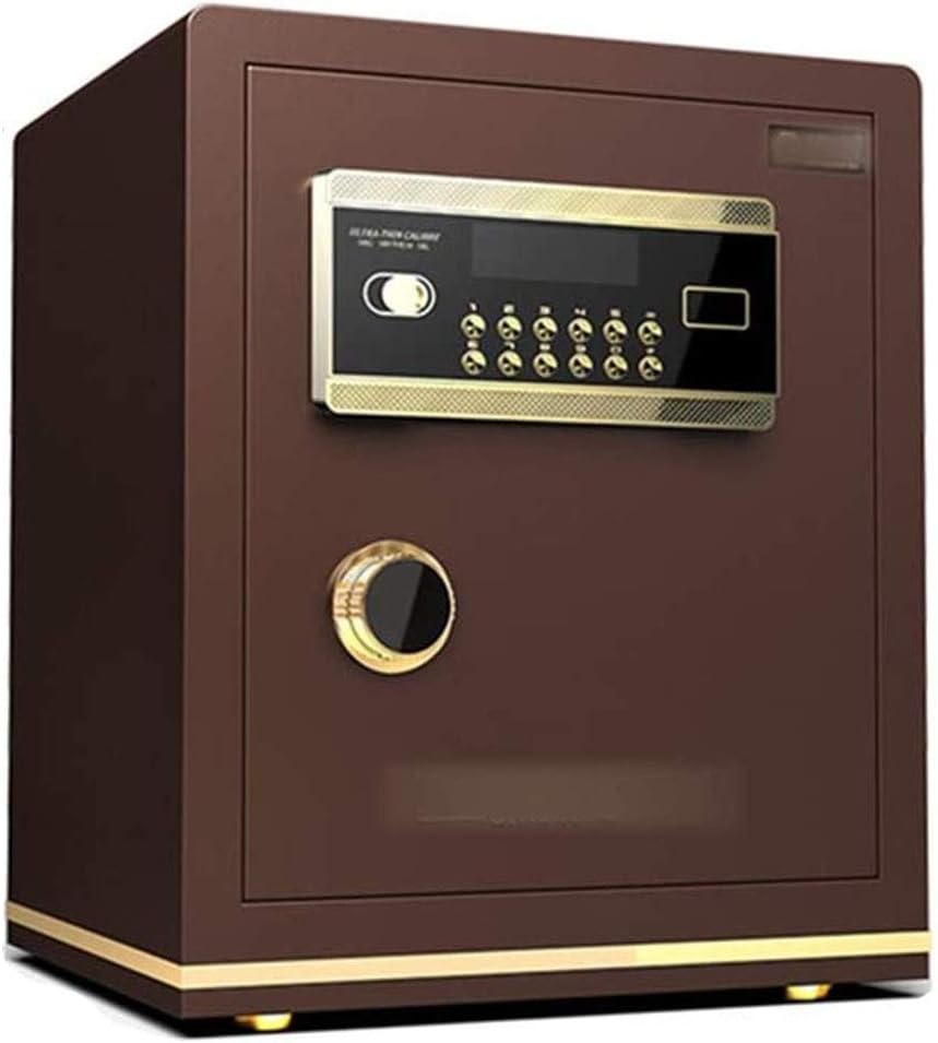 Safe Box, Large Digital Cabinet Safe, with Removable Shelf Code and Emergency Emergency Return Key, Built-in Alarm Wall/Floor, Used for Jewelry, Documents, Laptops Safety Box