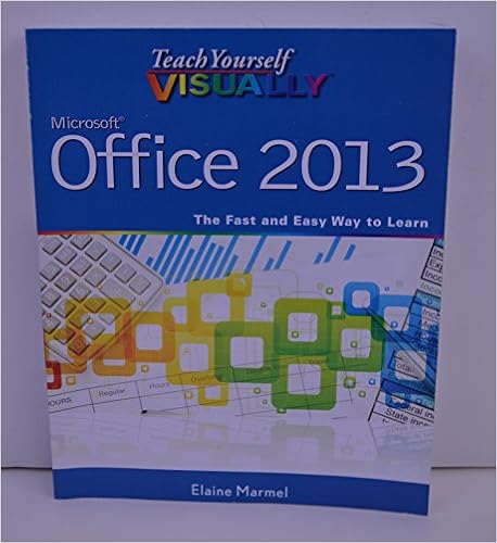 Teach Yourself VISUALLY Office 2013 book cover