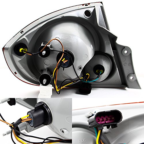 AKKON - For Chevy Cobalt |Pontiac G5 Pursuit 4Dr Sedan Red Clear Passenger Right Side Rear Tail Light Repalcement