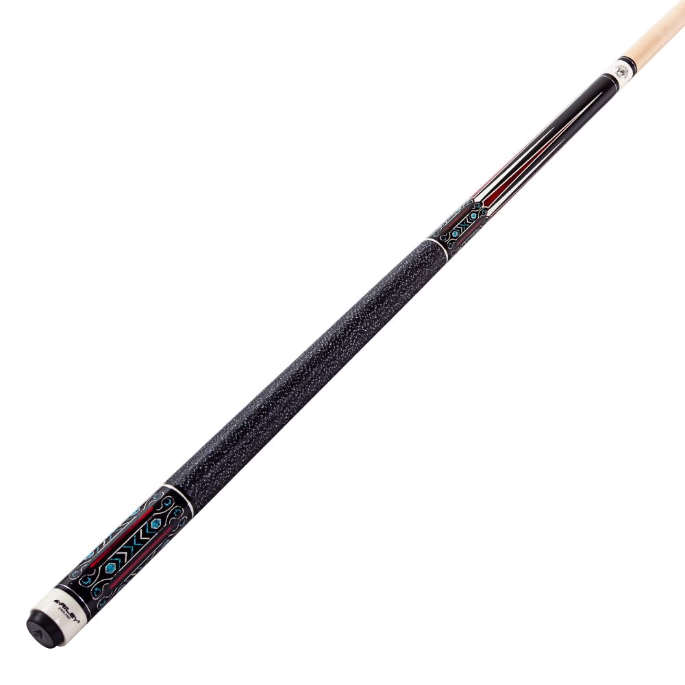 Riley Centurion American Billardqueue mit Leinenummanteltem Griff, 147 cm, 13 mm Spitzen-Gelenkschutz
