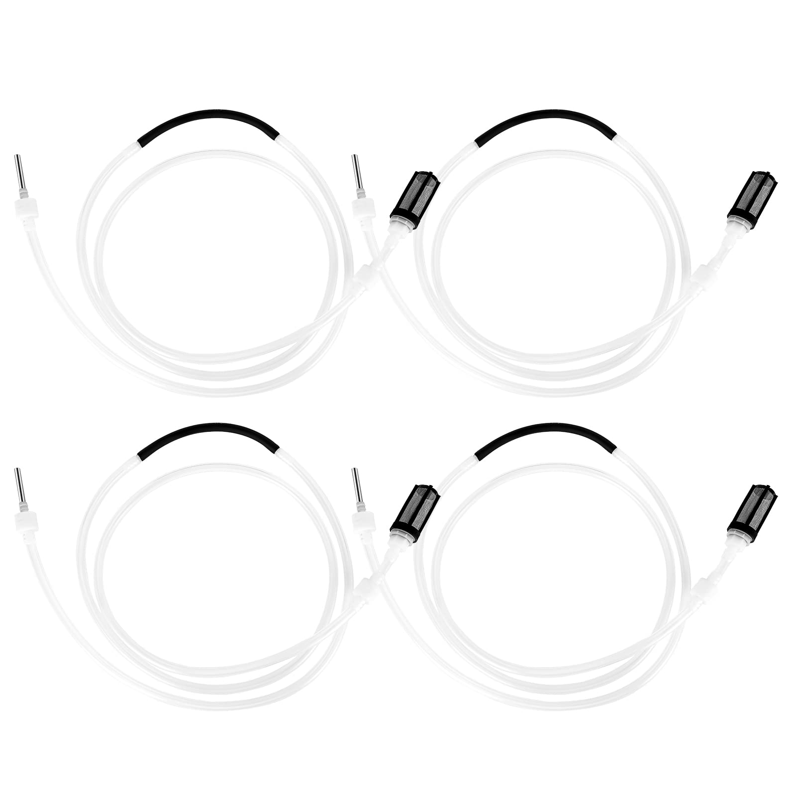 Moonshan Peristaltic Pump Tubing Accessories for Moonshan GZL Peristaltic Pump Filling Machine (Whole Tube(4 pcs))