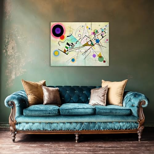 Poster Kandinsky Composition VIII grand format 100x75 cm décor bureau