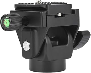 UPQRSG Tripod Dance Party Head, Aluminium Alloy, 90° Tilting Camera, Quick Release, Metal Dance Party Head, VD 12 Monopod, Multifunction Camera Quick Release with Quick Release Plate