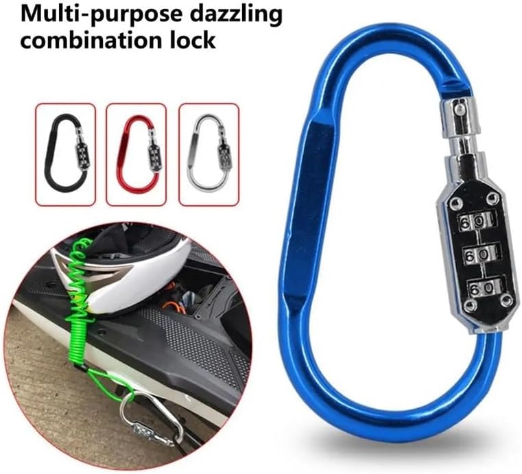 Bike Locks Heavy Duty/Bicycle Chain/Cycling Lock,Codes for Bike Cycle, Moto, Door, Gate Fence(Blue Large)