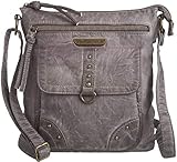 Stone Mountain Smoky Mountain Front Zip Crossbody Handbag for Women | Travel Shoulder Bag for Girls