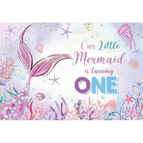 Xiaoterna 2,2x1,5m Feliz Cumpleaños Telón de Fondo Estrella de mar Fondo Fotografico Conchas...