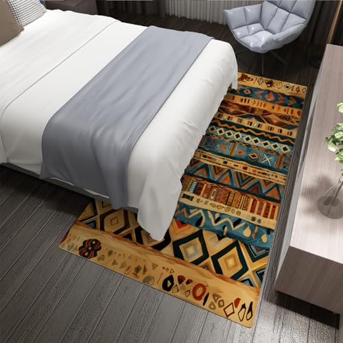 Tapis aztèque antidérapant et lavable pour une maison propre