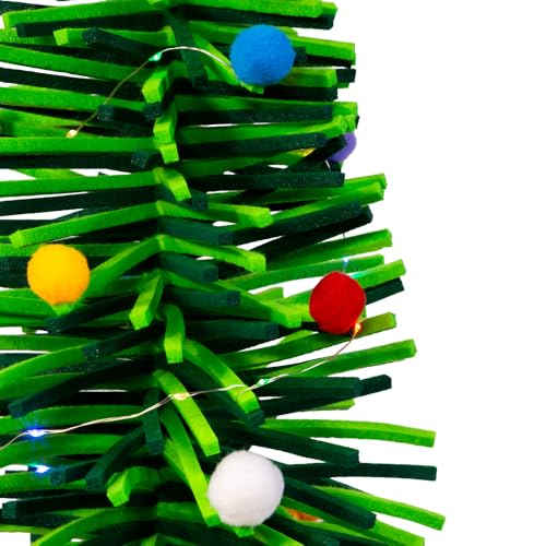 Árbol multicolor con luces LED Kurt Adler sin cables para espacios pequeños 3