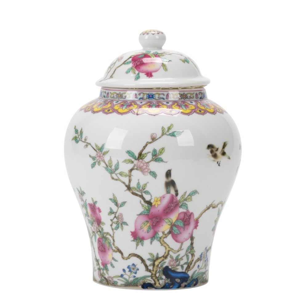 Ceramiczny pojemnik na herbatę, kreatywny emaliowany pojemnik do przechowywania herbaty, mały, zamknięty słoik, chiński zestaw do herbaty, pojedynczy słoik, rozbudzający pojemnik na herbatę