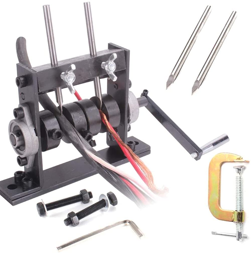 【未使用】電線剥離機 ワイヤーストリッパー 電動 電線皮剥き機 1.5-25mm自動ケーブル