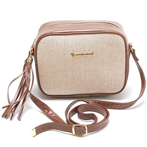 Bolsa Transversal Feminina Amanda Brazil Marrom