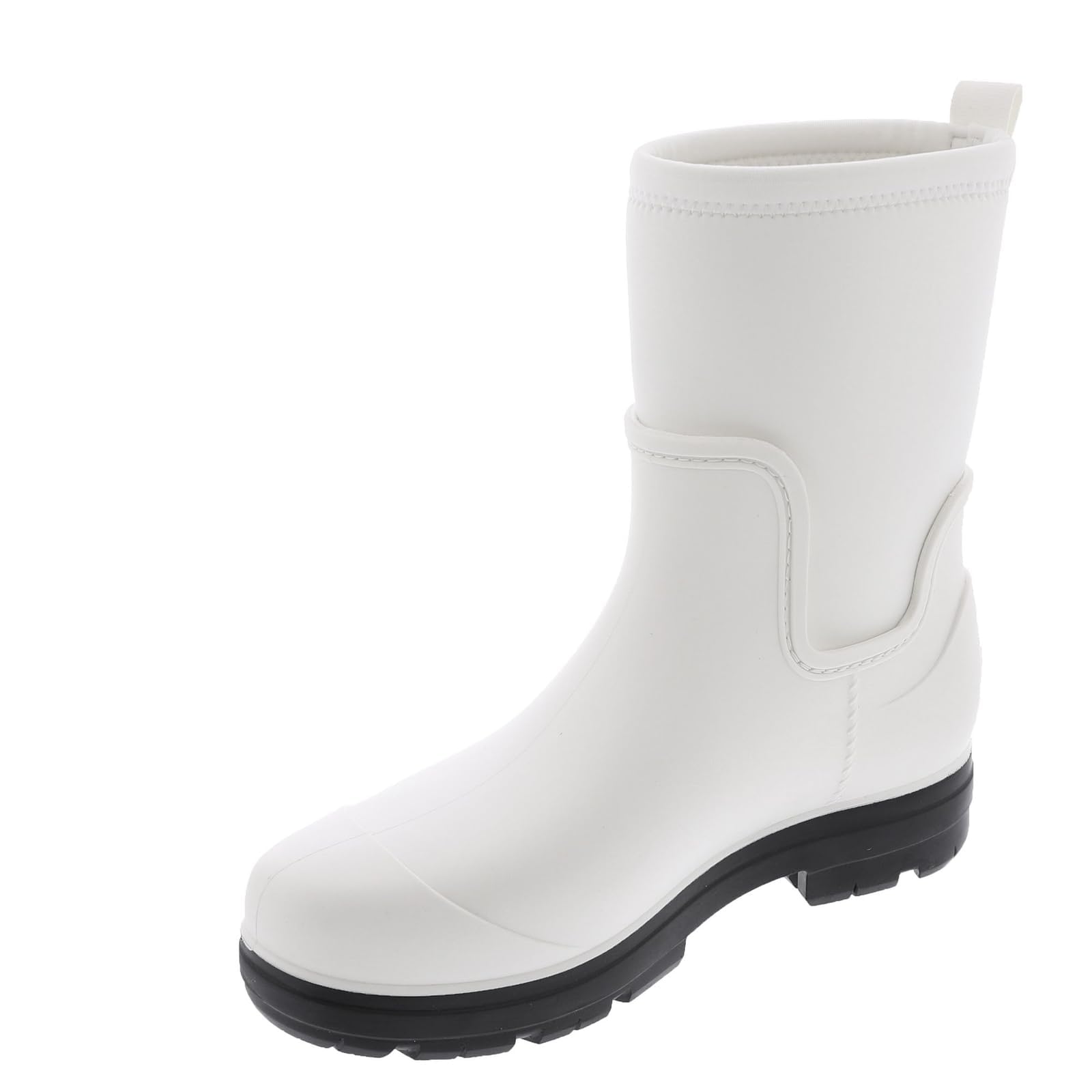 UGG Womens Droplet Mid Rain Boot White 11