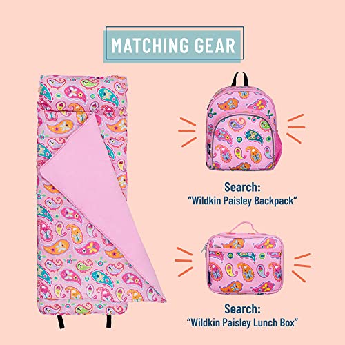 Image of Wildkin Kids Original Nap Mat - Cozy Kids Sleep Mat with Pillow, ideal for School & Travel