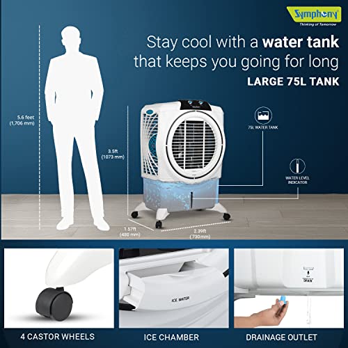 Symphony Sumo 75 XL Desert Air Cooler For Home - Image 6