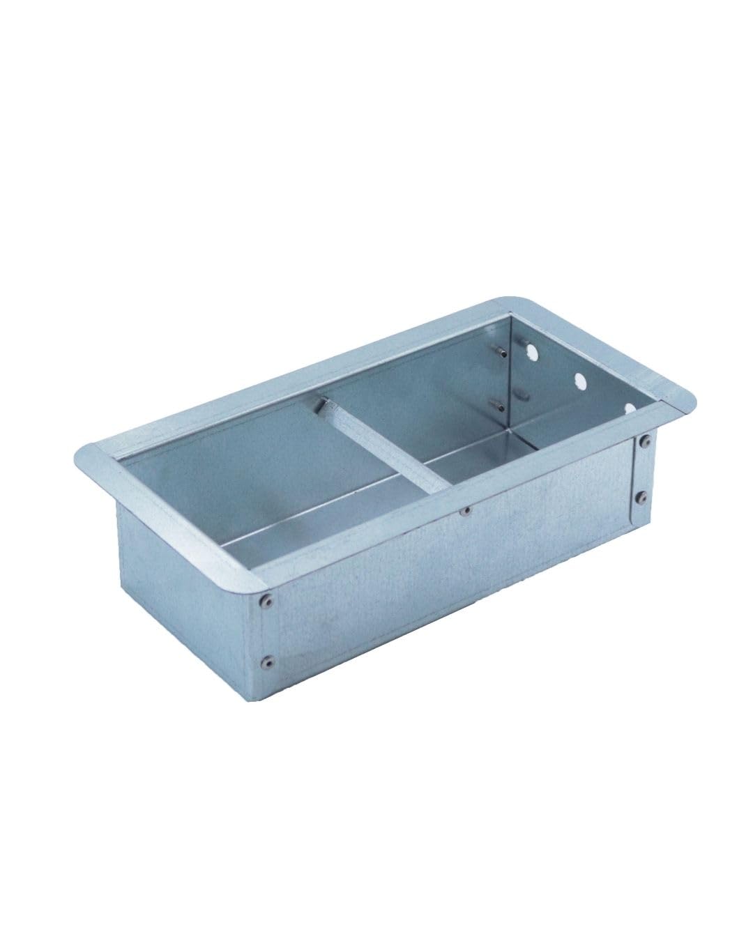 Fonderia Bongiovanni | Griglia in Ghisa | Griglia per Camino | Stufa Pellet | Barbecue Fondello per Cenere | 30x16 cm Mod.M | con Cassetto Raccolta Cenere | Altezza 8 Cm | Accessori Camino