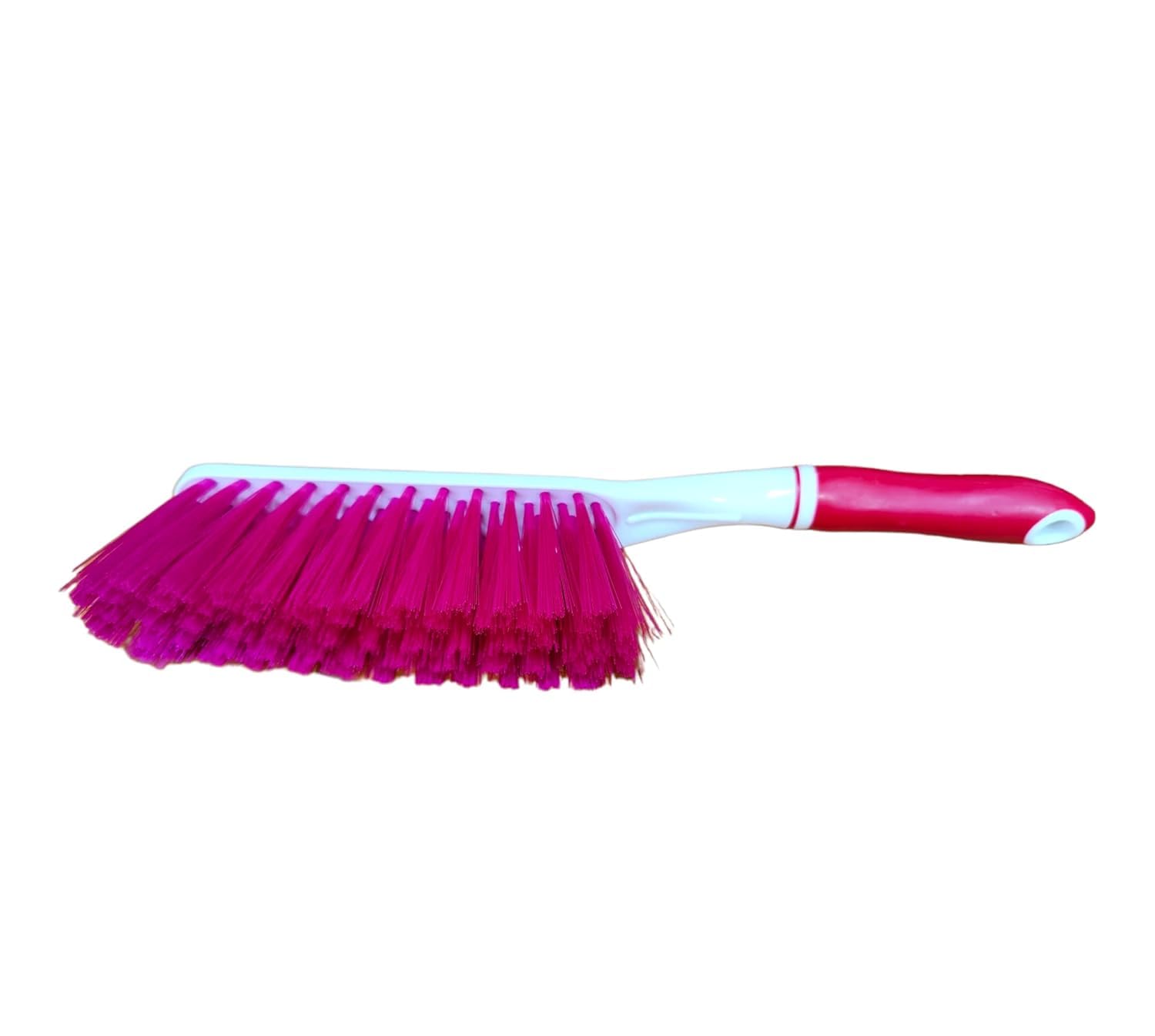 Long Bristle Dust Cleaning Brush, Ideal for Carpet Cleaning, Car Seat, Bed, Sofa, Curtains, Mats and Household Cleaning - Pink Color-image-43