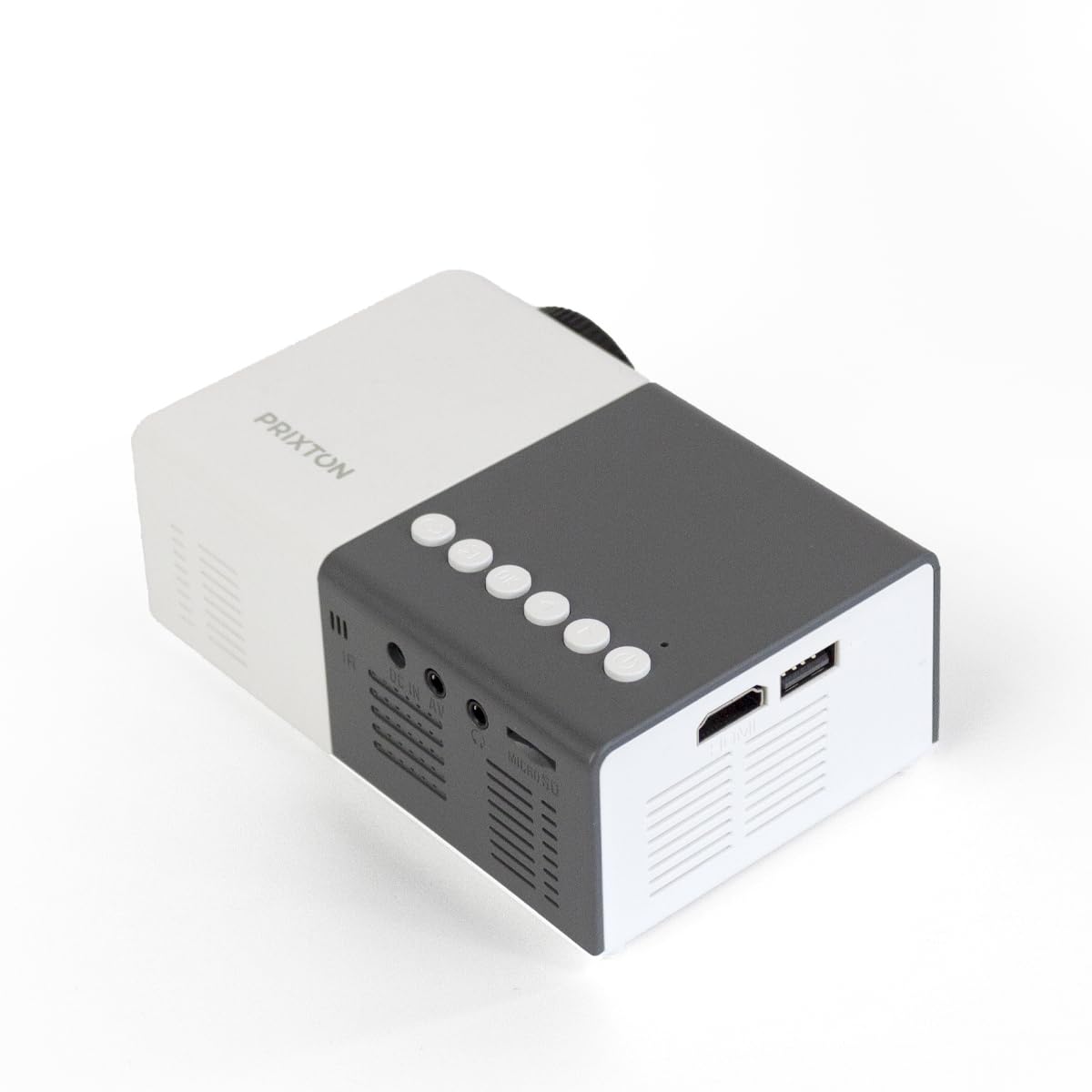 PRIXTON Vidéoprojecteur Portable Mini LED 900 Lumens 320x240 QVGA HDMI USB