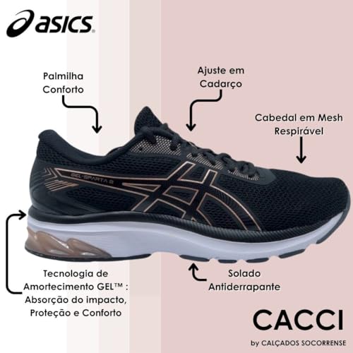 Tênis Asics Gel-Sparta 2 Feminino Preto 34