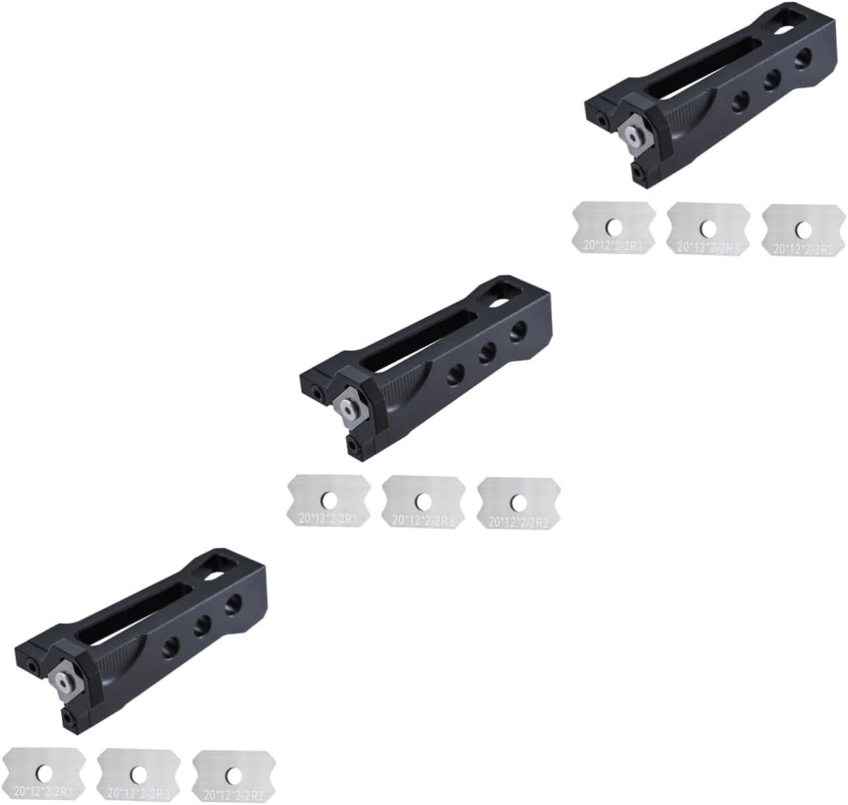 jojofuny 3pcs Wood Planer Block Plane Wood Shaver for Woodworking Bench Hand Plane Mini Planer 3 Blades