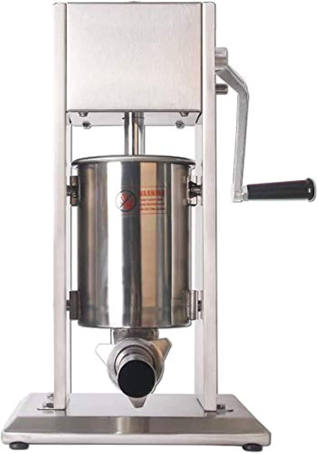 HORUS 3L/5L/7L Stainless Steel Sausage Filler Stuffer 16/22/32/38 Funnel Double Speed (5L)