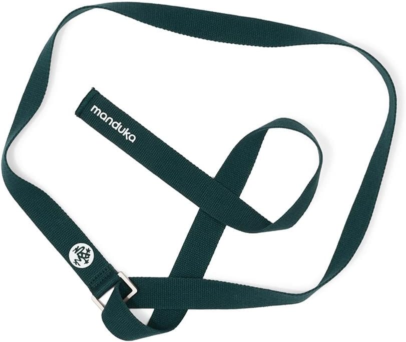 Manduka Unfold Yoga Strap - Lightweight Cotton, Secure, Slip Free Support, Various Sizes and Colors
