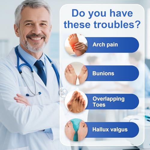 Charmchic 2 Pezzi Correttore Alluce Valgo Donna, Tutore Alluce Valgo Con Divaricatore Dita Piedi, Protezione Alluce Valgo Sottile E Traspirante, Lavabile Riutilizzabile (L, Nude) - 4