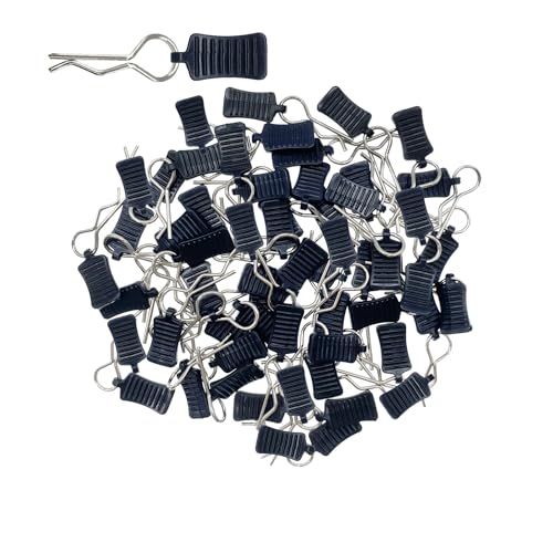 50pcs RC Body Clips with Pull Tabs Car Clips RC Clips for All 1/8 1/10 1/12 Scale Traxxas Redcat Axial Arrma HSP Redcat HPI Himoto Tamiya RC Car Truck...