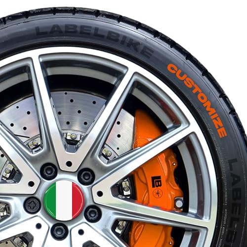 Autocollants 3D en résine pour jantes de voiture et cache-moyeu personnalisé de roue