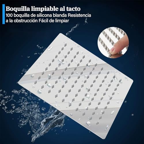 Opiniones de Regadera cuadrada Top 10. 9 Imagen adicional