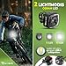MIVELO Cube PRO Fahrradlicht Set mit Bremsfunktion StVZO zugelassen Fahrradbeleuchtung USB-aufladbar & 100% wasserdicht LED Fahrrad Licht vorne & hinten Rücklicht, Fahrradbeleuchtung