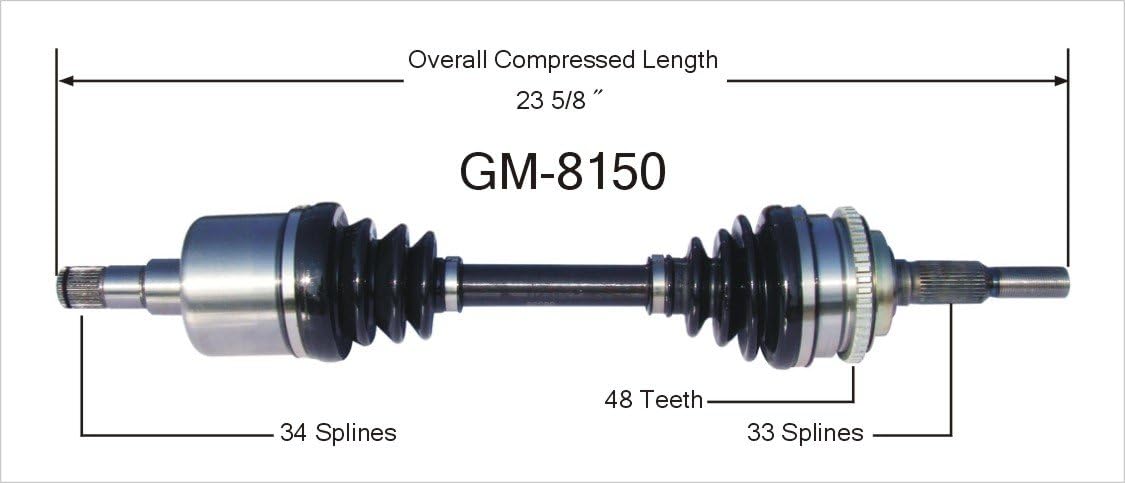 GM-8150 CV Axle Shaft