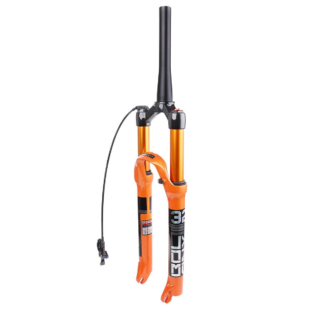 Horquilla MTB con Control Remoto de 26/27,5/29 Pulgadas, Amortiguador de 1-1/8", suspensión neumática de Hombro de 120 mm