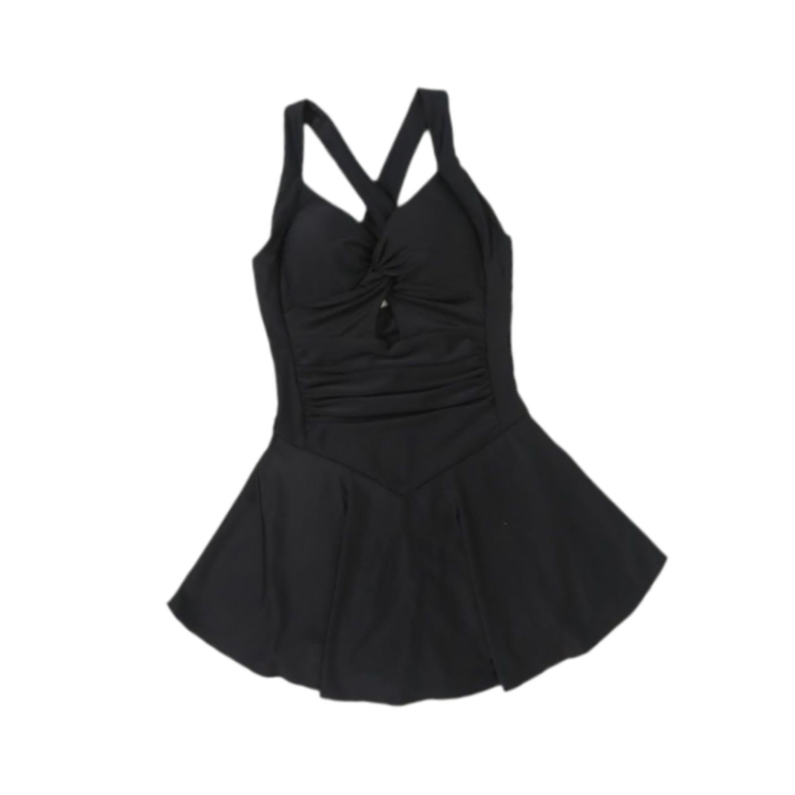 Women Swimsuit Trendy Comfortable Beachwear High Waist Criss Swim Dress Xl | Womens Clothing | Swimwear-image-24