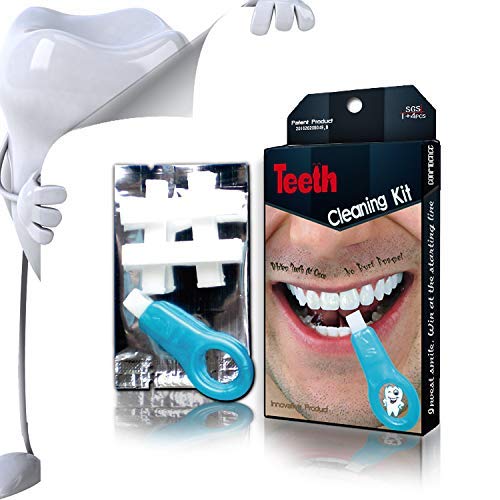 Pro Nano Teeth Whitening Kit Nano Cleaning Brush Tooth Stains Remover Teeth Cleaning Strips for Oral Cleaning(1 Handles + 4 Strips)