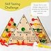 3 Pack - Wooden Triangle Peg Board Game - Retro Mini Travel Game