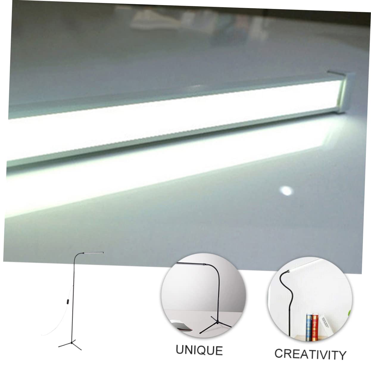 SEWACC Lámpara de Mesa LED Regulable con Clip, Protección Ocular y Alimentación USB, Flexible para Lectura Cama y Escritorio, Negro
