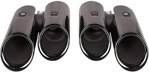 TOPAZ Silenciador de garganta para tubo de escape para Porsche Macan 2.0T 2019, 2020, 2021, 2022, 2023, 2024, 2025