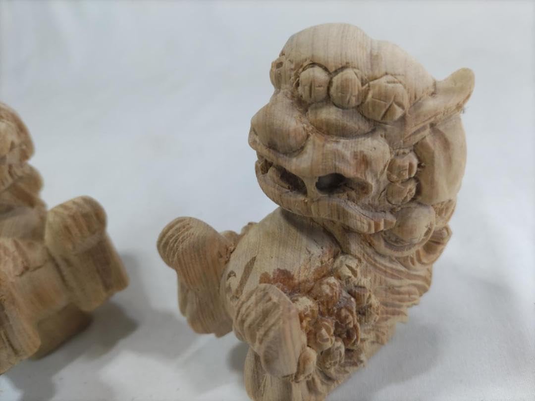 【獅子鼻】1.5寸　社寺仏閣、山車、屋台、神殿、だんぢり彫刻 　1組（2体） tanakasouken_15-143-120