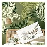 Stencil grande per pittura con foglie di palma, 70 cm x 42 cm, riutilizzabile, in plastica...