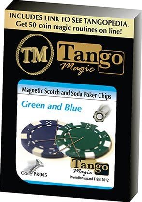 Magic Trick | Magnetic Scotch and Soda Poker Chips by Tango PK005 | Money | Coin Magic | Close Up | Gambling