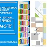 DSM-5-TR Tabs, Index Tabs for DSM-V-TR 2022 Latest Version, Color-Coded & Laminated, 100 Tabs in Total, with Alignment Guide and Bookmark, Tear-Resistant