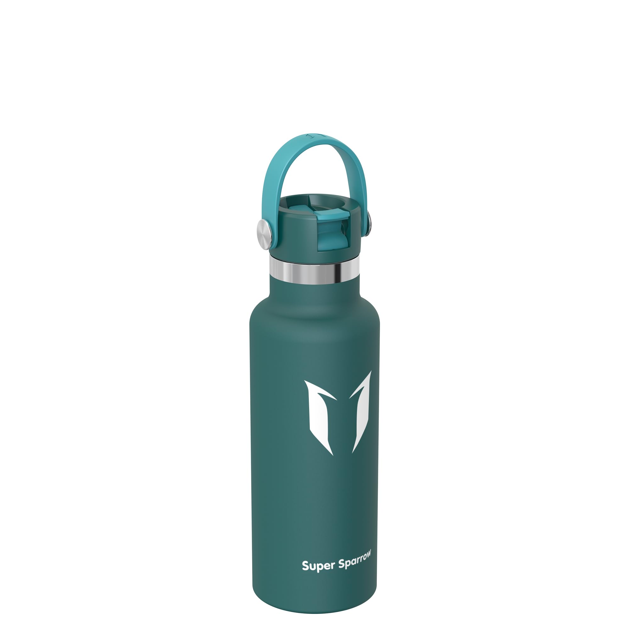 Super Sparrow Borraccia Termica, Acciaio Inox Bottiglia Termica - 350ml, 500ml, 750ml, 1L - Senza BPA Borracce, Borraccia Bambini per Scuola, Sport, Campeggio, Yoga, Palestra, Ciclismo