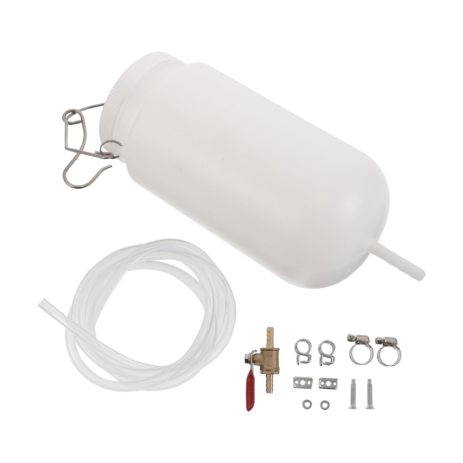 CALLARON Extractor de Líquidos para Motocicleta de 1l Reutilizable con Alta Adaptabilidad, Bomba de Plástico para Drenaje y Abastecimiento de Emergencia